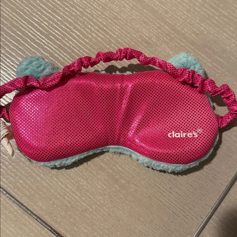 Claire's Pink and Blue Owl Sleep Mask